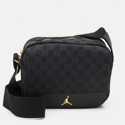 Air Jordan Monogram Crossbody Messenger Bag - Black