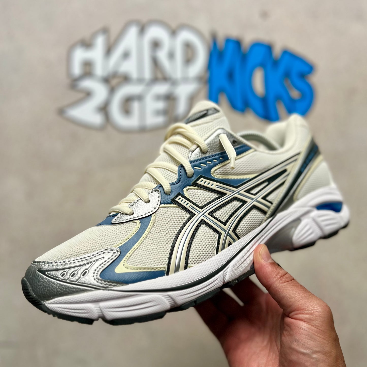 Asics GT-2160 - Cream/Denim Blue