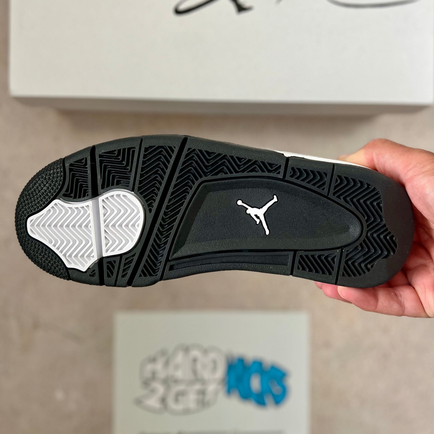 Air Jordan 4 Retro GS - White Thunder