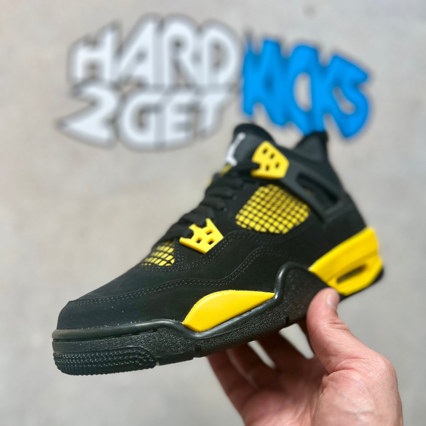 Air Jordan 4 Retro GS - Yellow Thunder