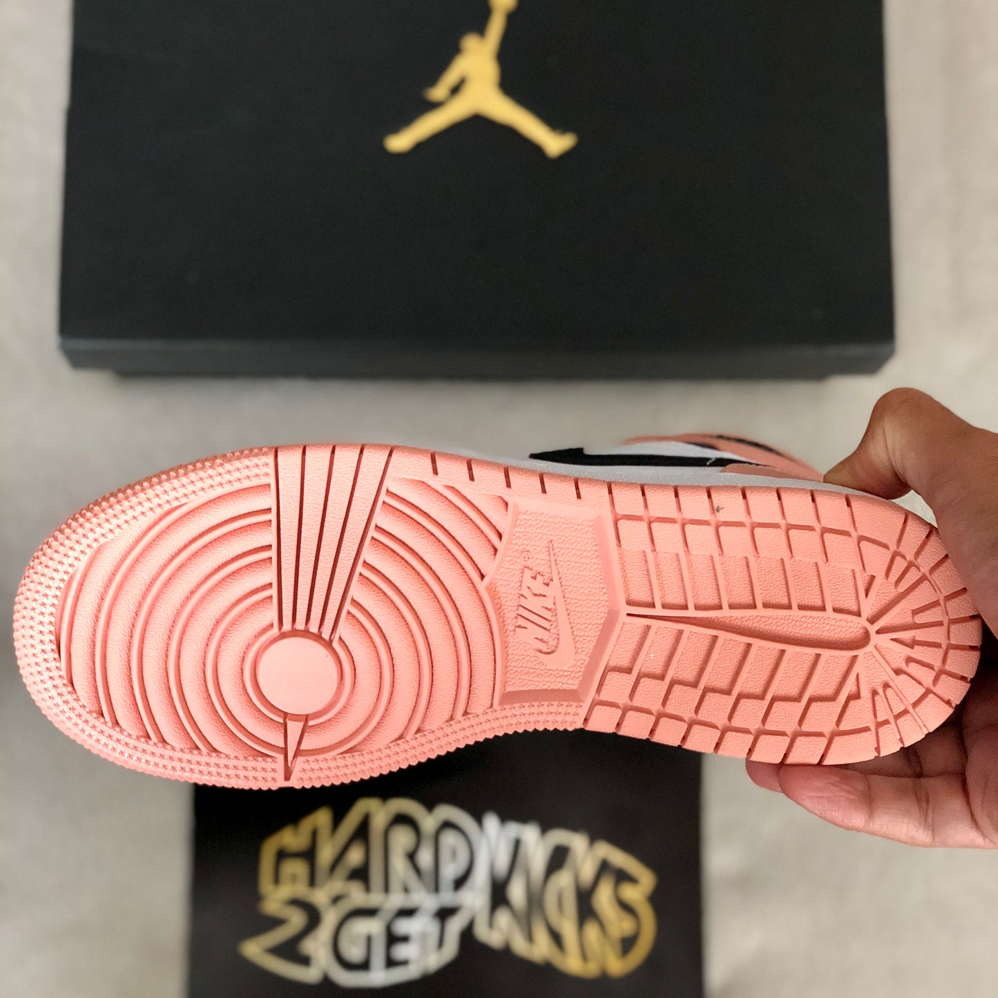 Air Jordan 1 Mid GS - Pink Quartz