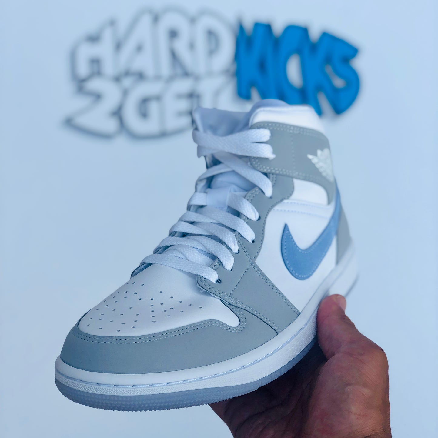 Wmns Air Jordan 1 Mid - Wolf Grey