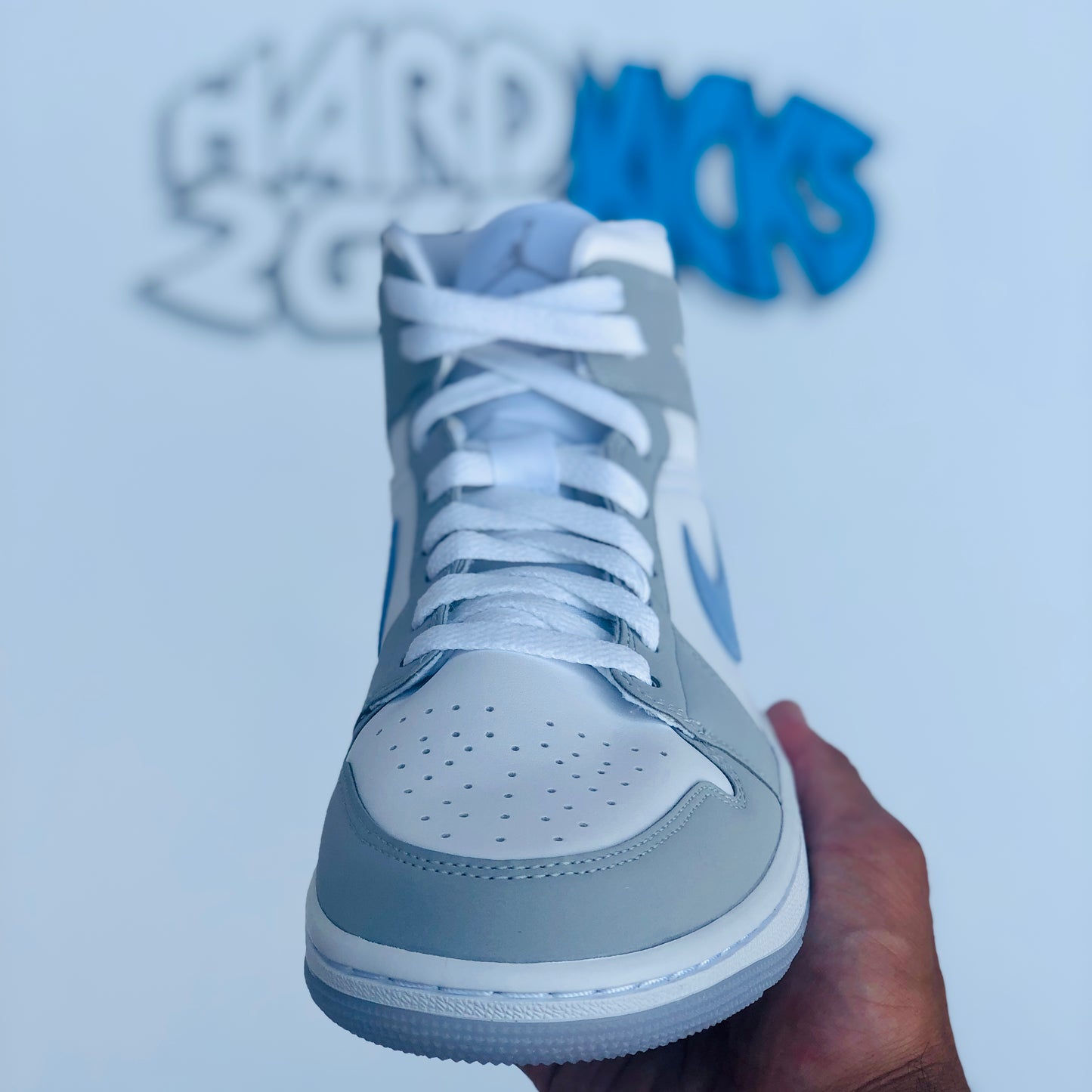 Wmns Air Jordan 1 Mid - Wolf Grey