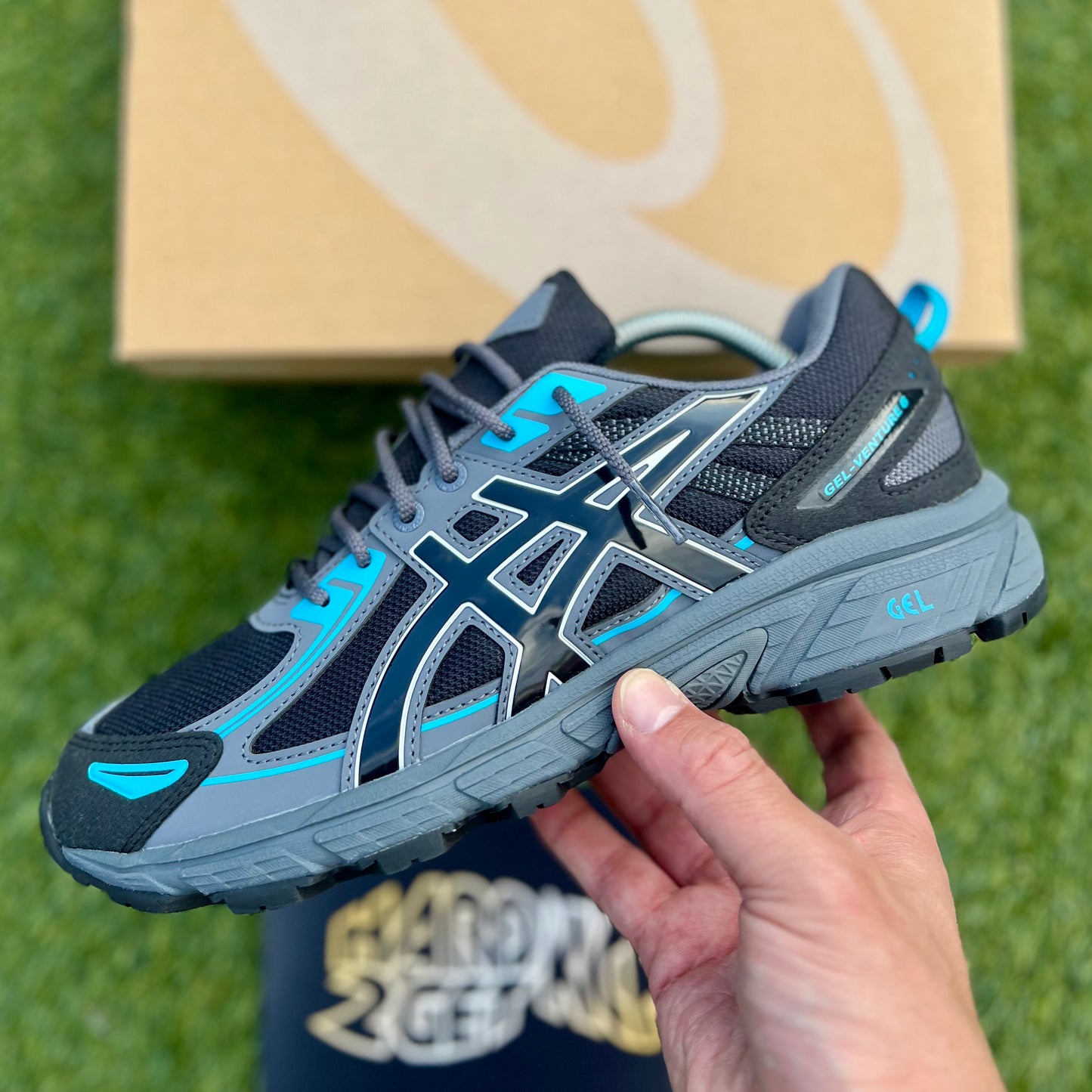 Asics Gel Venture 6 - Black/Carrier Grey