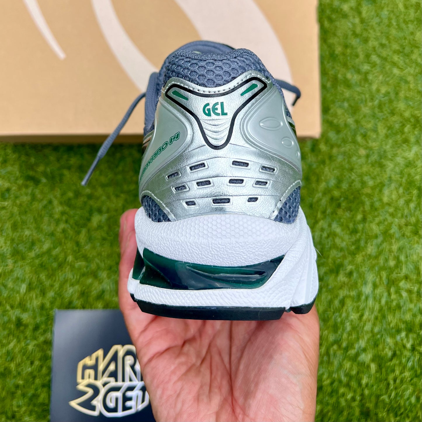 Asics Gel Kayano 14 - Metropolis/Jasper Green