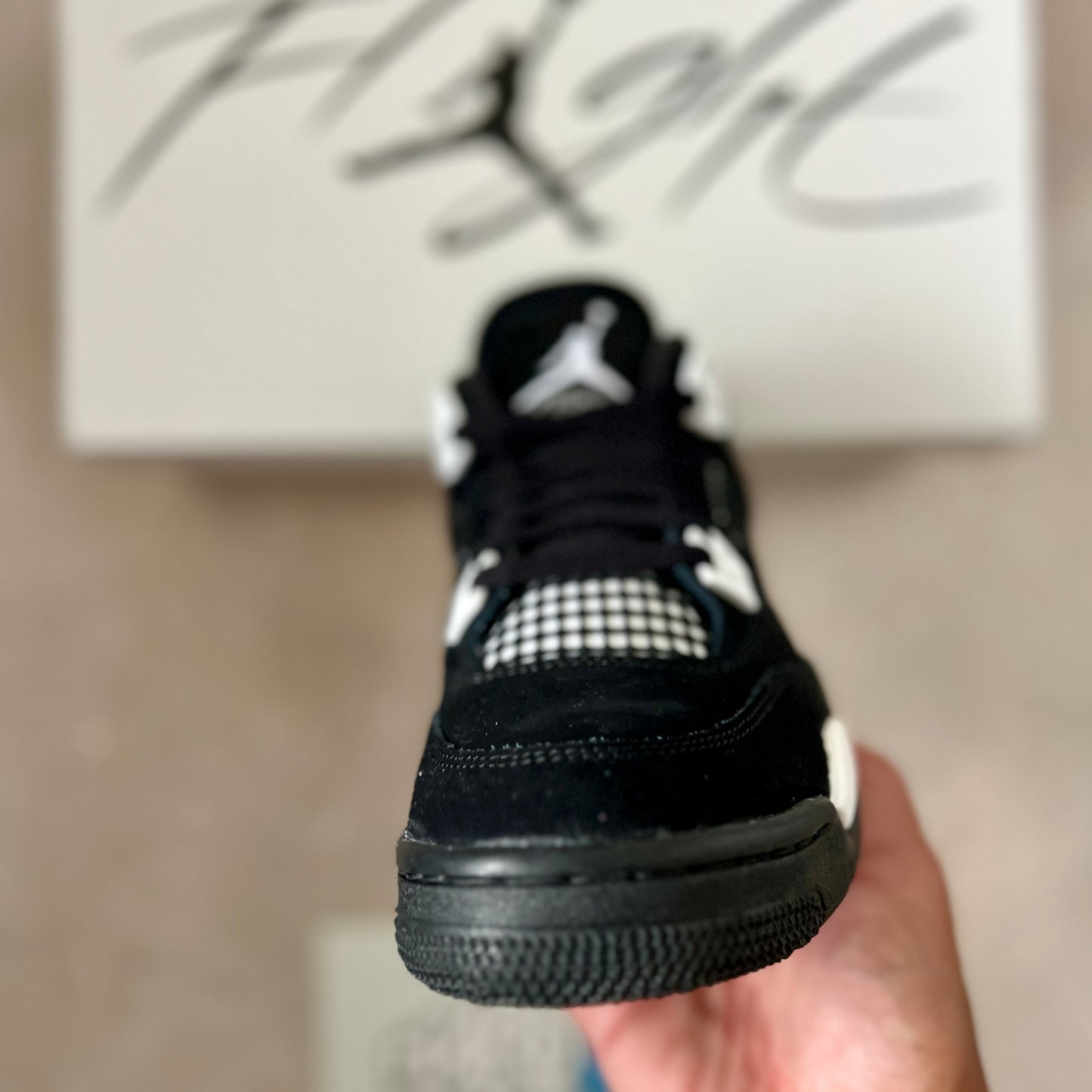 Air Jordan 4 Retro GS - White Thunder