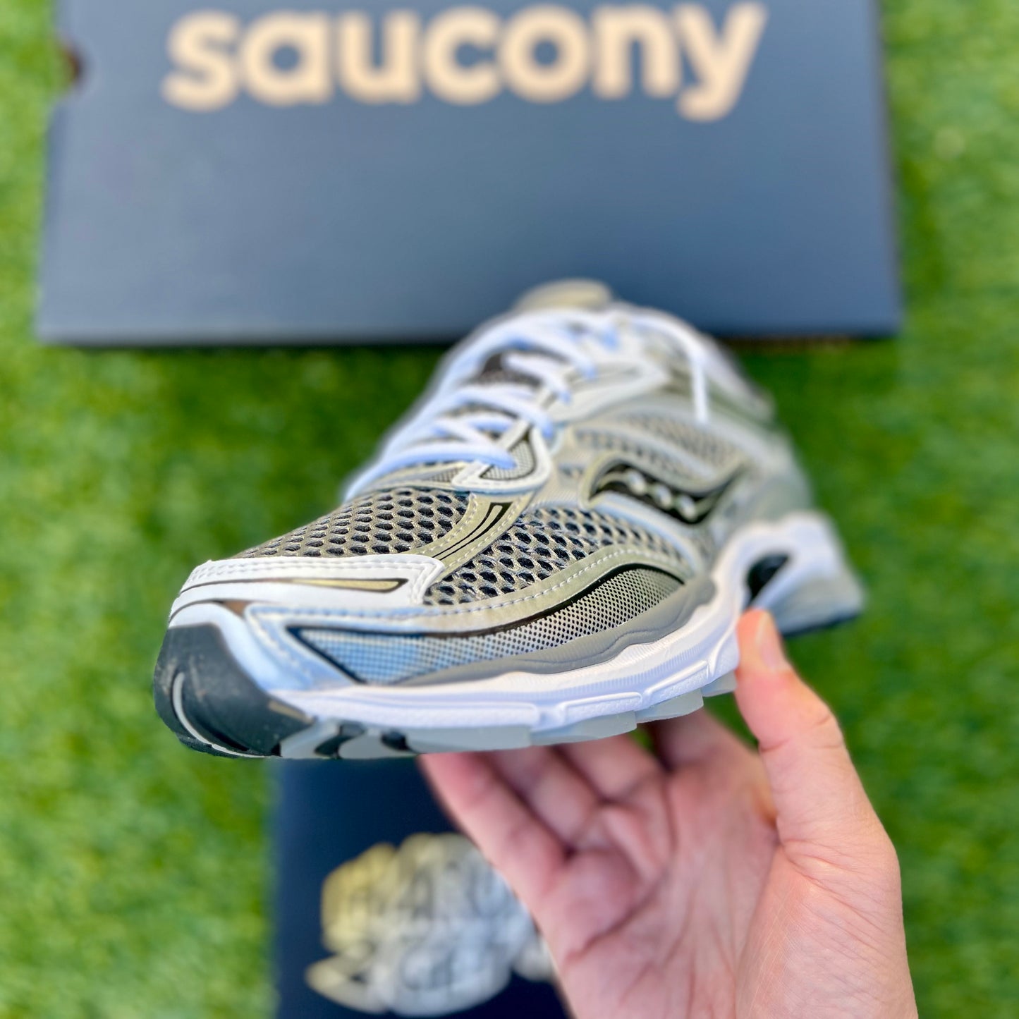 Saucony Progrid Omni 9 - Grey/Silver