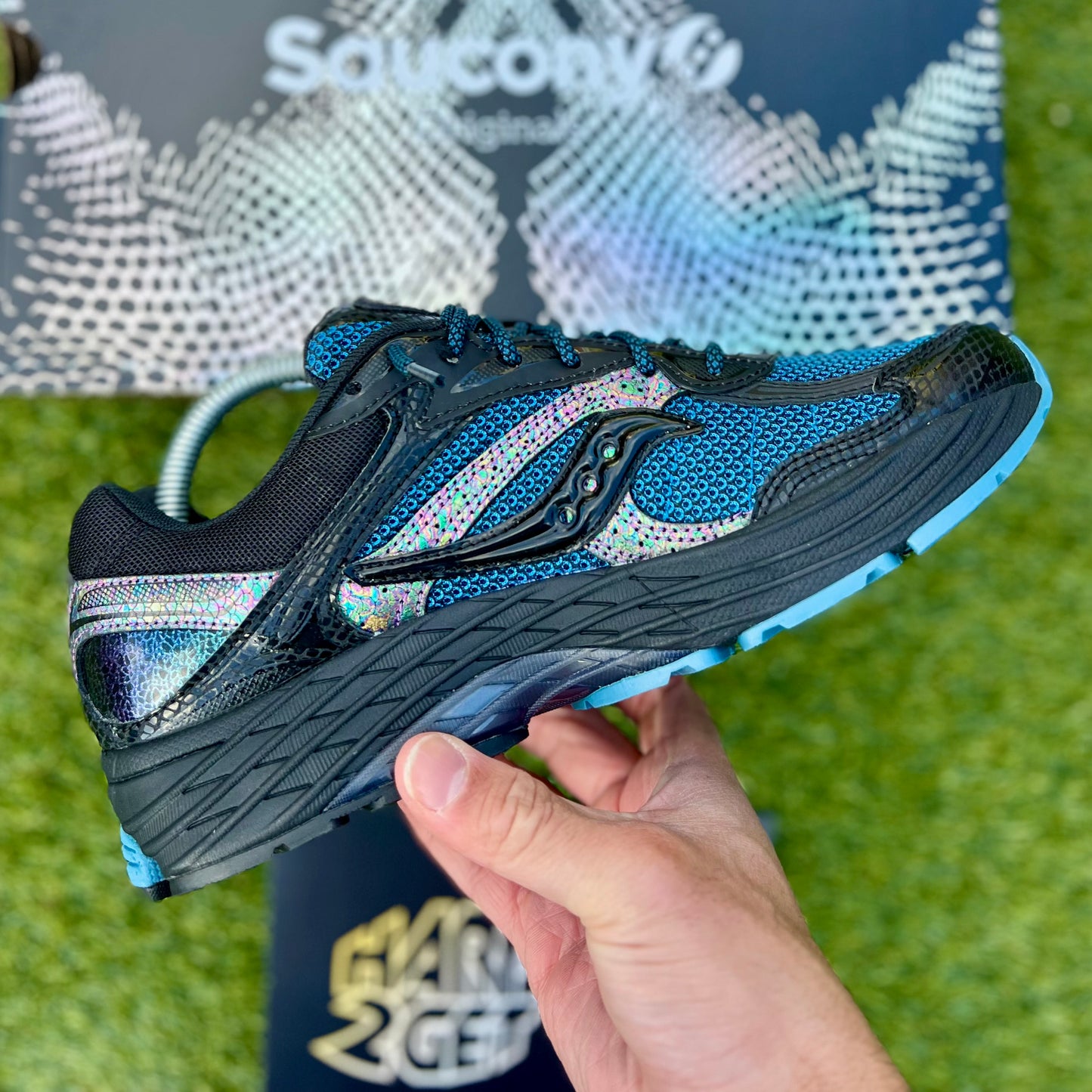 Saucony Progrid Omni 9 Glowaconstrictor - Black Glow