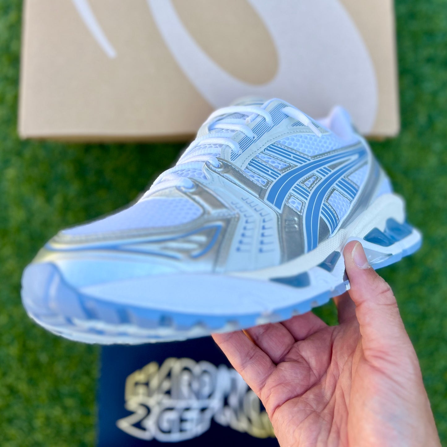 Asics Gel Kayano 14 - White/Light Navy