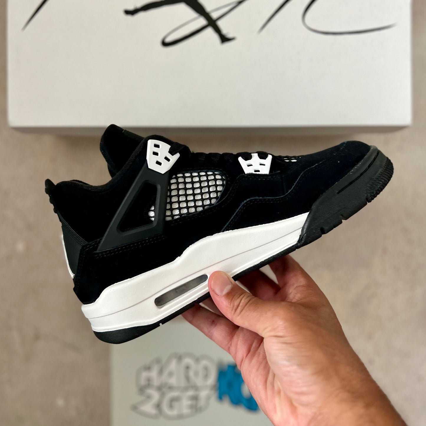 Air Jordan 4 Retro GS - White Thunder