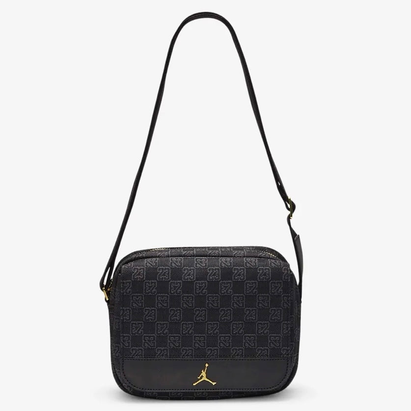 Air Jordan Monogram Crossbody Messenger Bag - Black