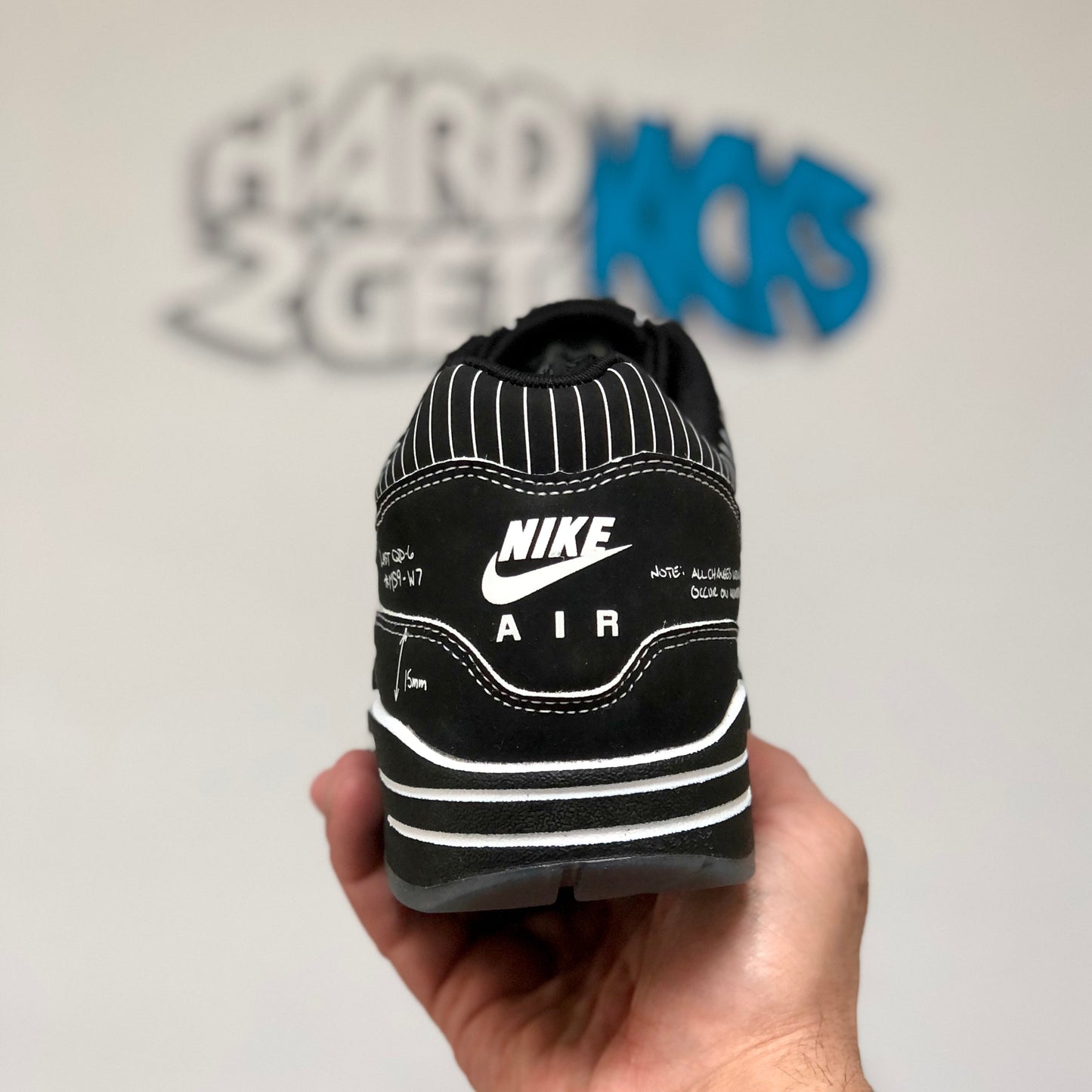 Nike Air Max 1 Tinker Sketch To Self - Black