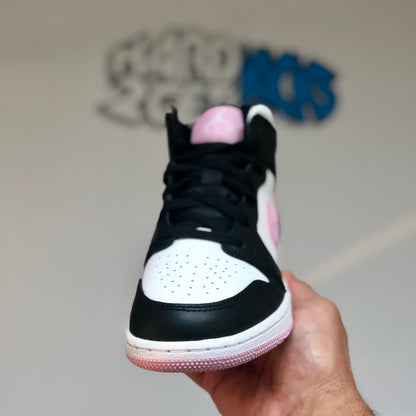 Air Jordan 1 Mid GS - Arctic Pink