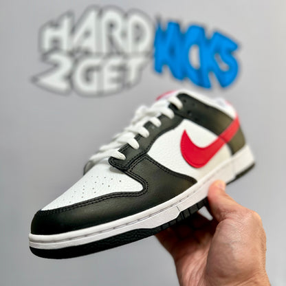 Nike Dunk Low Retro - Red Swoosh Panda