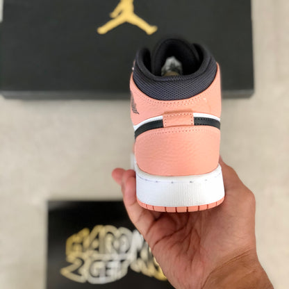 Air Jordan 1 Mid GS - Pink Quartz