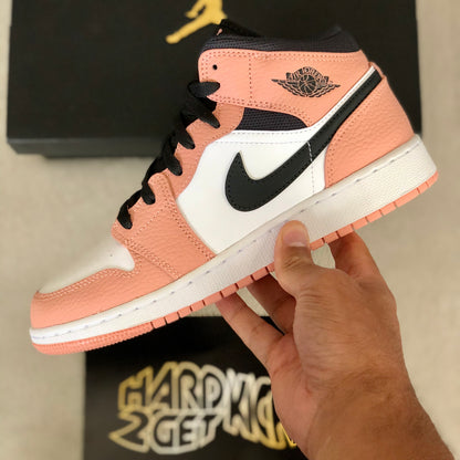 Air Jordan 1 Mid GS - Pink Quartz