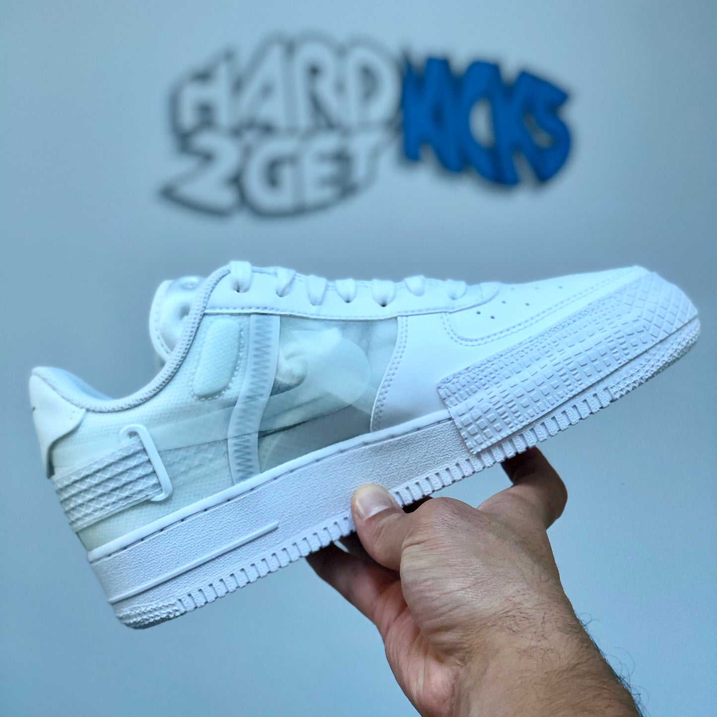 Nike N.354 Air Force 1 Type - White/White
