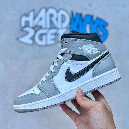 Air Jordan 1 Mid - Anthracite/Light Smoke Grey