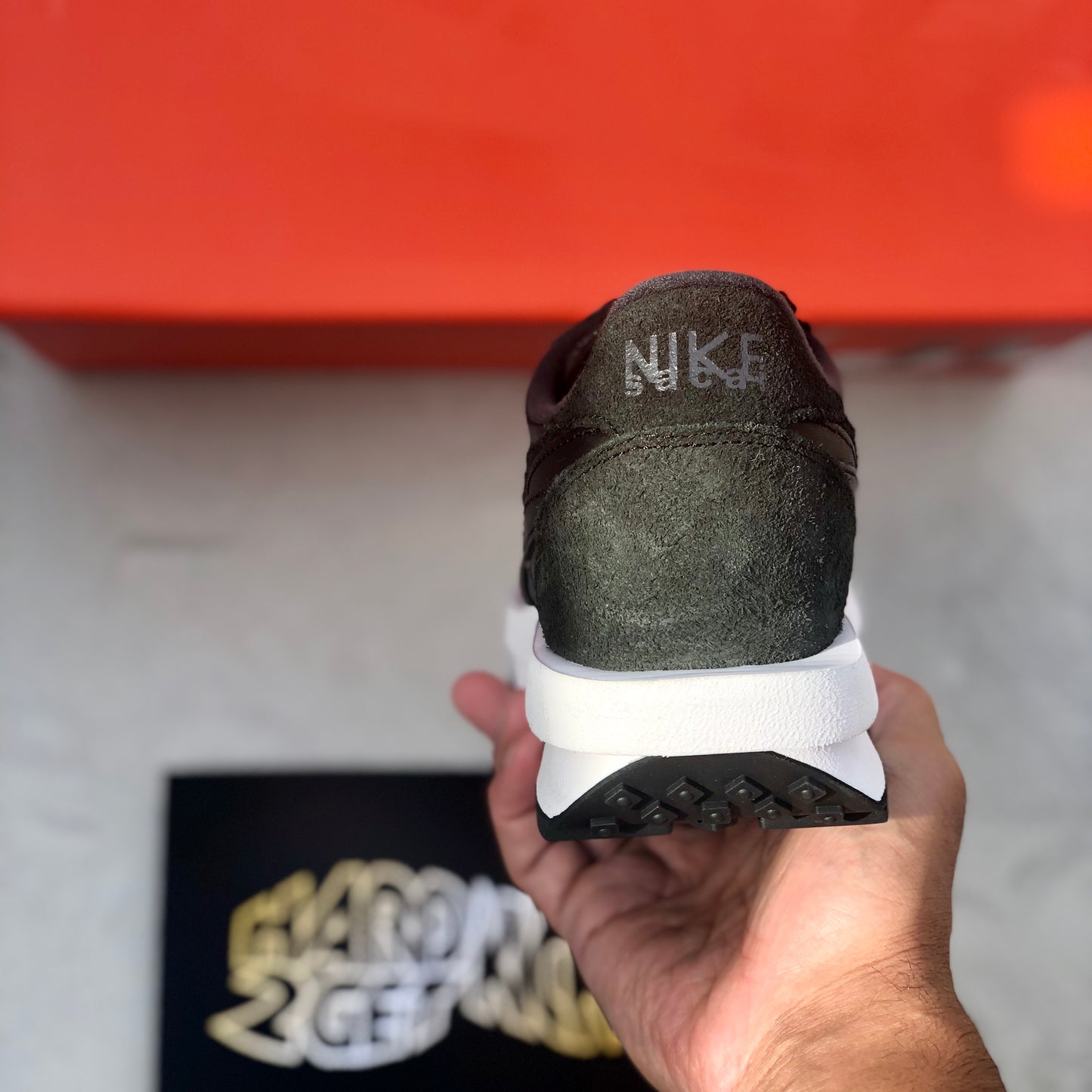 Sacai Nike LD Waffle - Black Nylon