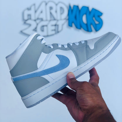 Wmns Air Jordan 1 Mid - Wolf Grey