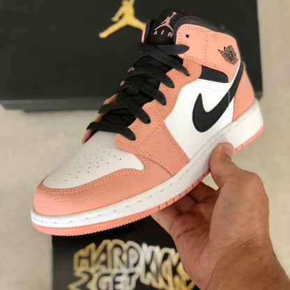 Air Jordan 1 Mid GS - Pink Quartz