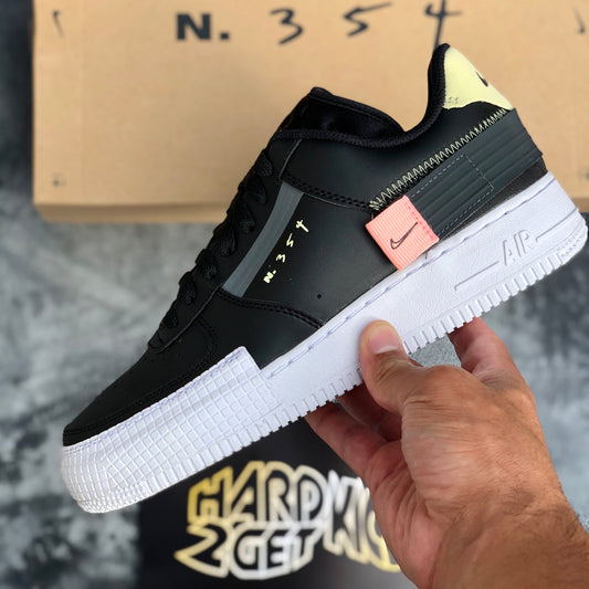 Nike N.354 Air Force 1 Type - Black/Pink Tint