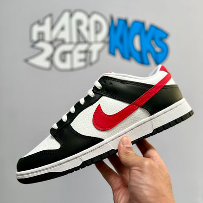 Nike Dunk Low Retro - Red Swoosh Panda