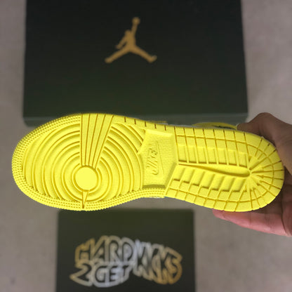 Air Jordan 1 Mid GS - Dynamic Yellow Floral