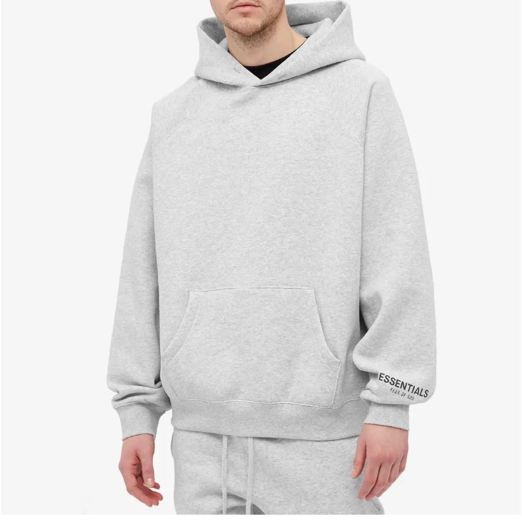 Fear Of God Essentials Hoodie - Heather Grey