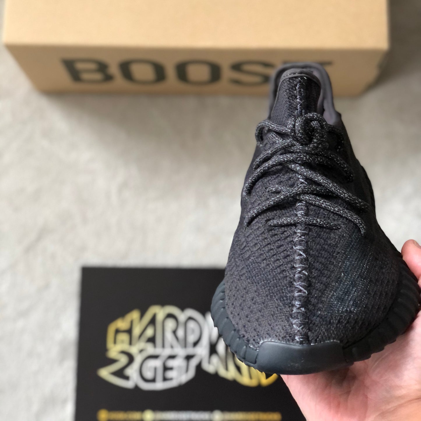 Yeezy Boost 350 V2 Static - Black (non-reflective)