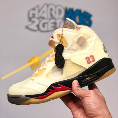 Off White Air Jordan 5 Retro - Sail