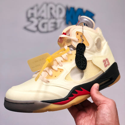 Off White Air Jordan 5 Retro - Sail