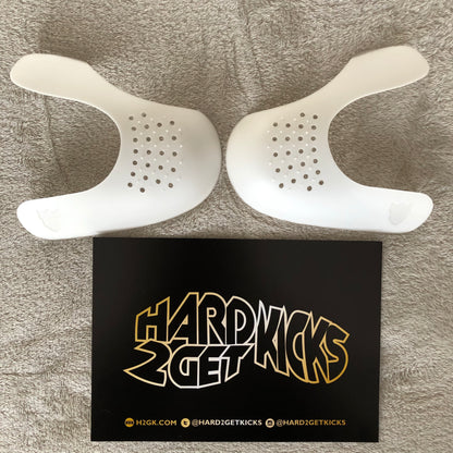 Hard2getcreases Toe-box shields - White (1 Pair)