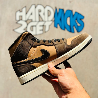 Air Jordan 1 Mid SE- Dark Chocolate