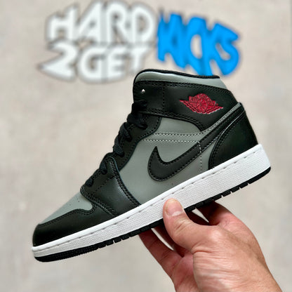 Air Jordan 1 Mid GS - Shadow Red