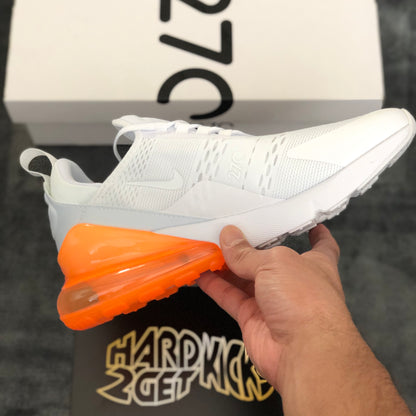 Nike Air Max 270 - White/Total Orange
