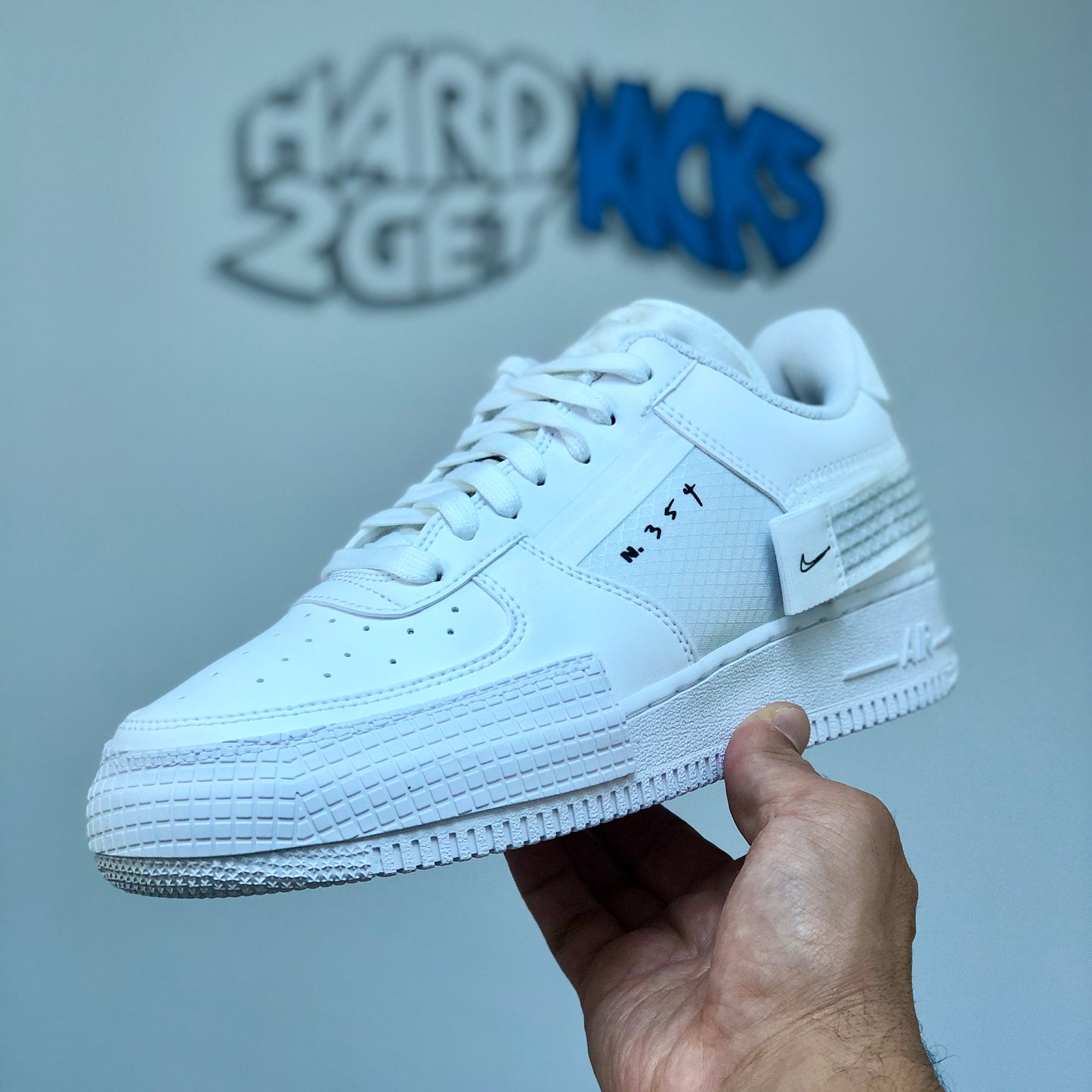 Nike N.354 Air Force 1 Type - White/White