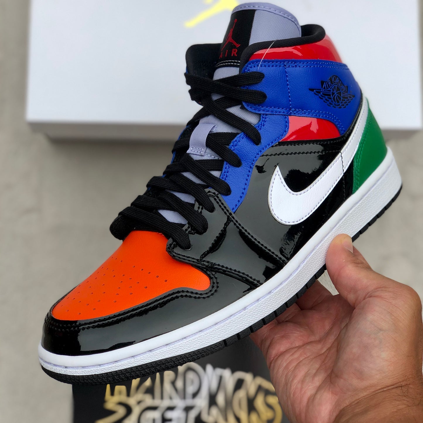 Wmns Air Jordan 1 Mid SE - Patent Multi