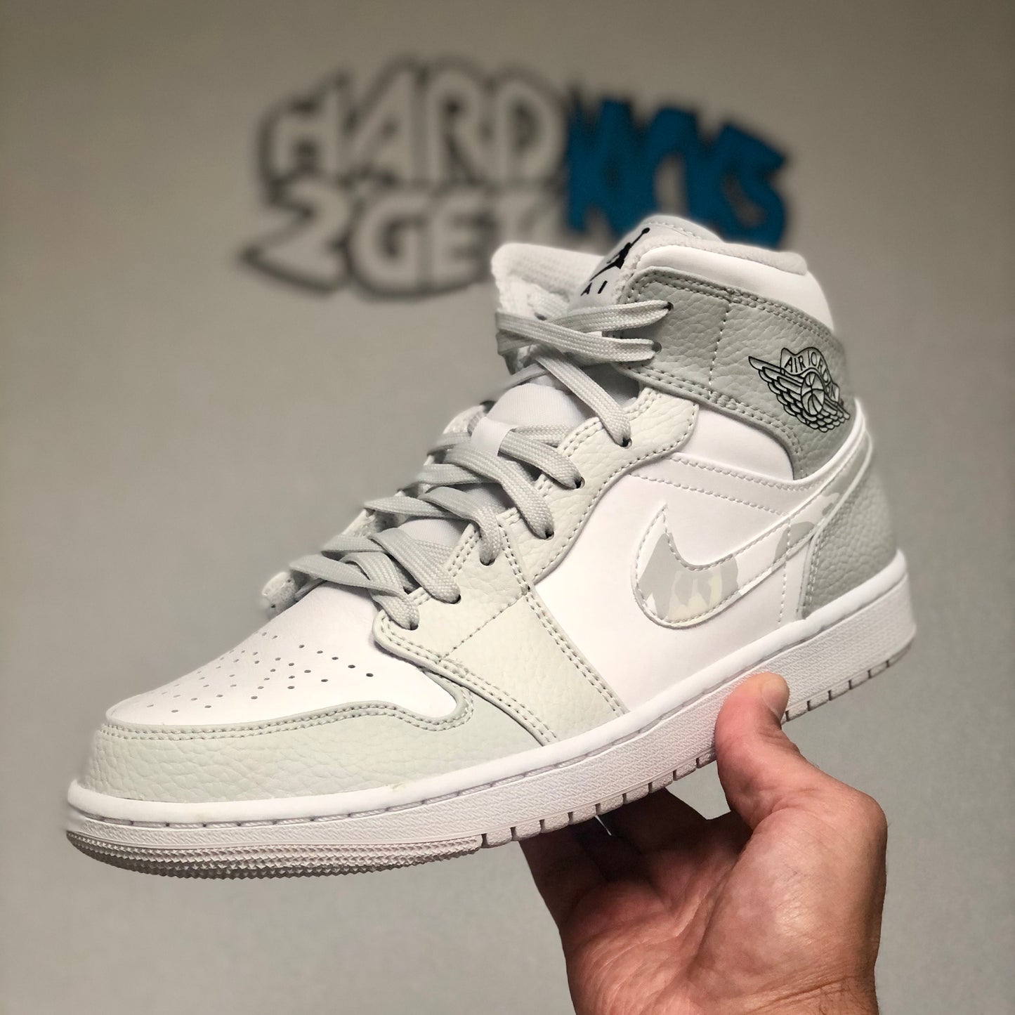 Air Jordan 1 Mid - Grey Camo