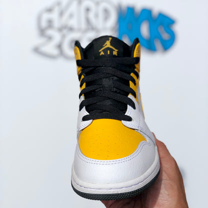 Air Jordan 1 Mid GS - University Gold