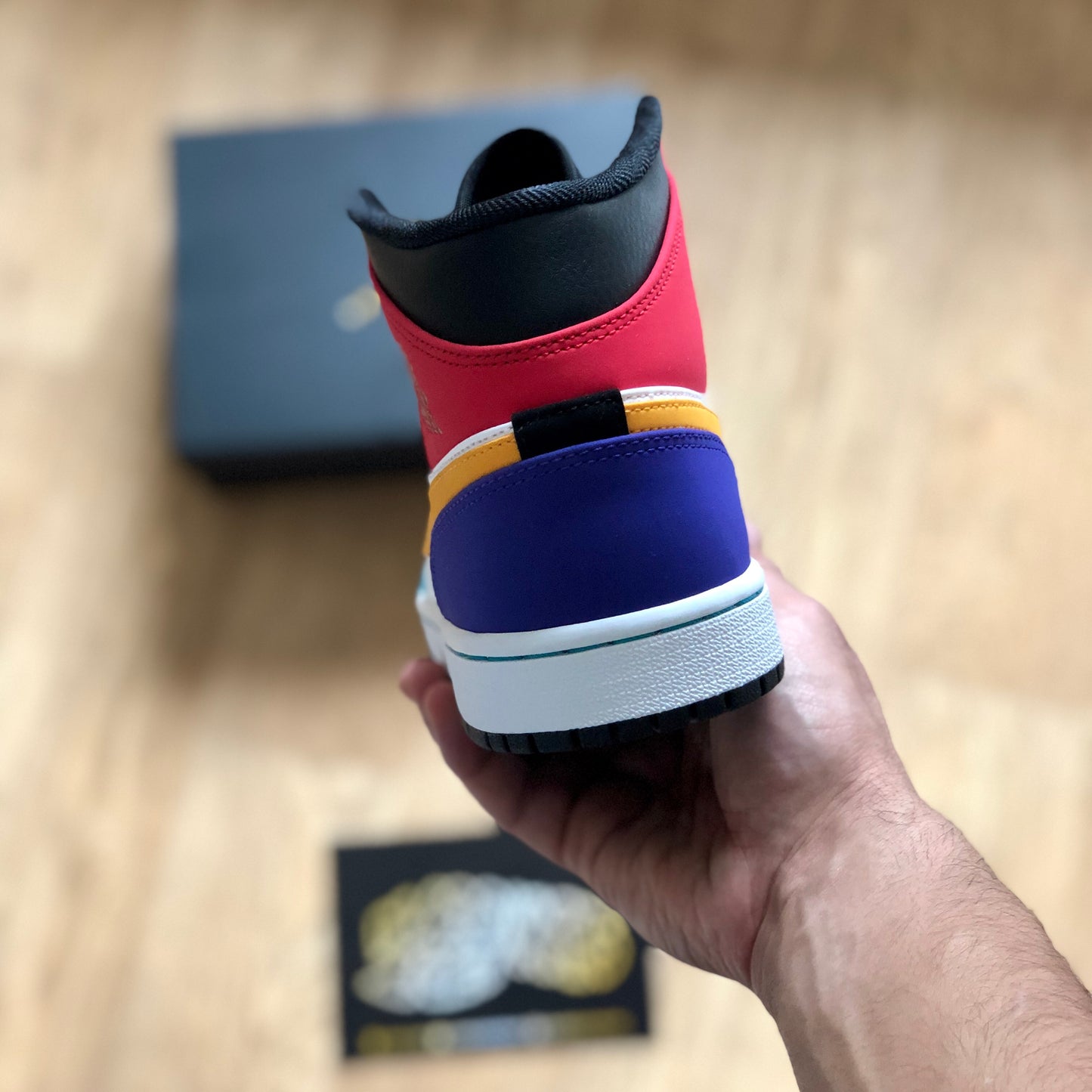 Air Jordan 1 Mid - Bred Multi