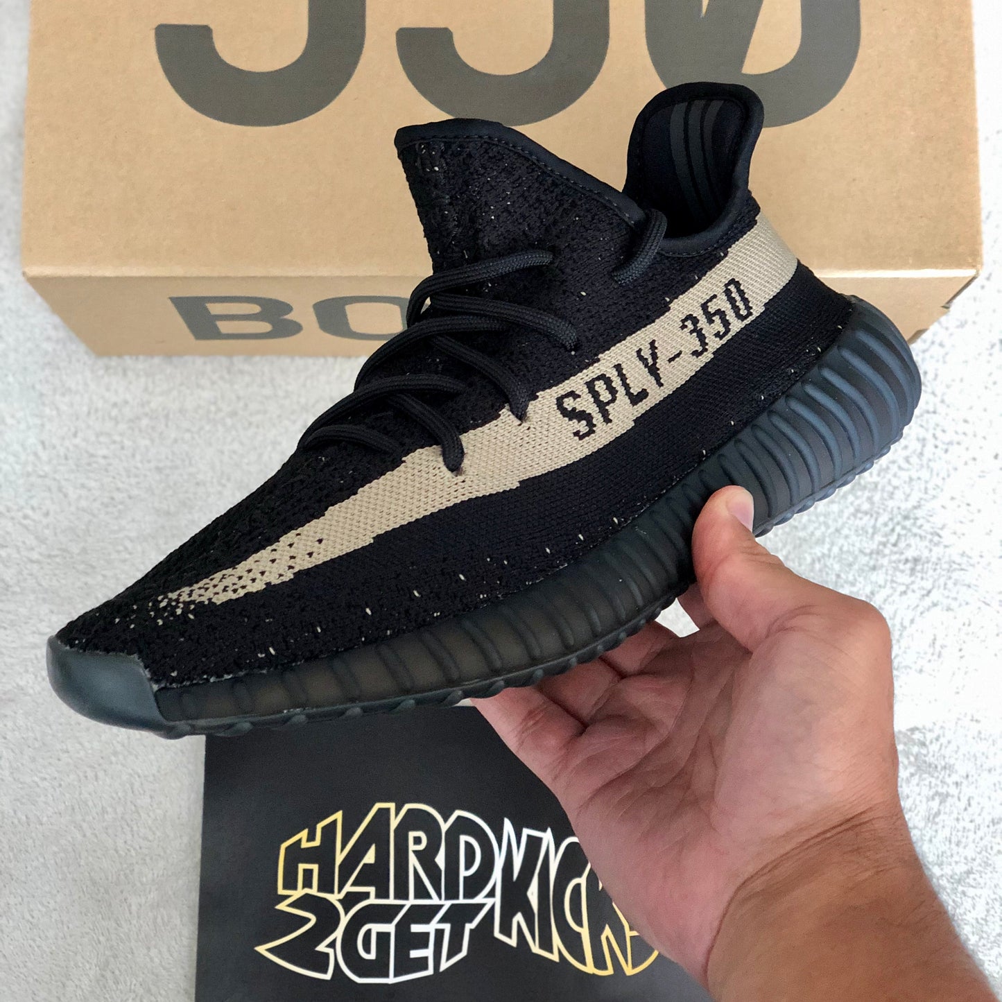 Yeezy Boost 350 - Green Stripe
