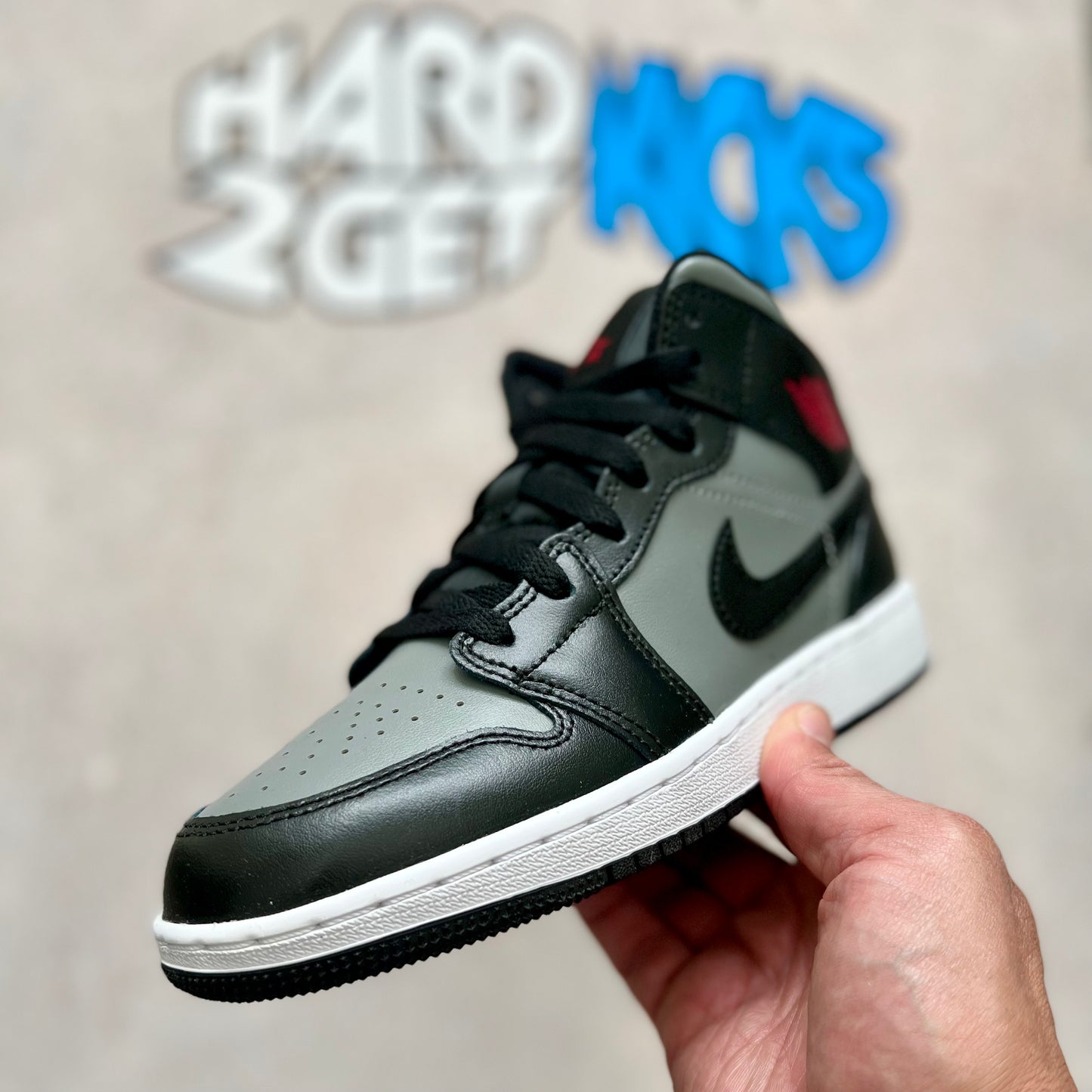 Air Jordan 1 Mid GS - Shadow Red