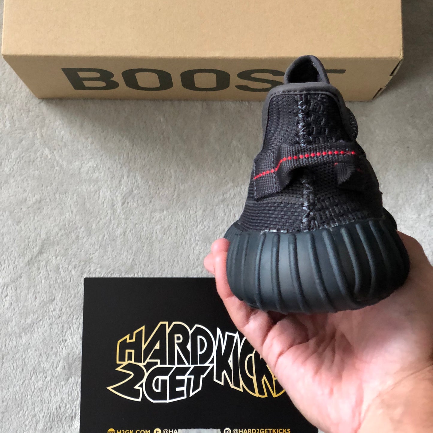 Yeezy Boost 350 V2 Static - Black (non-reflective)