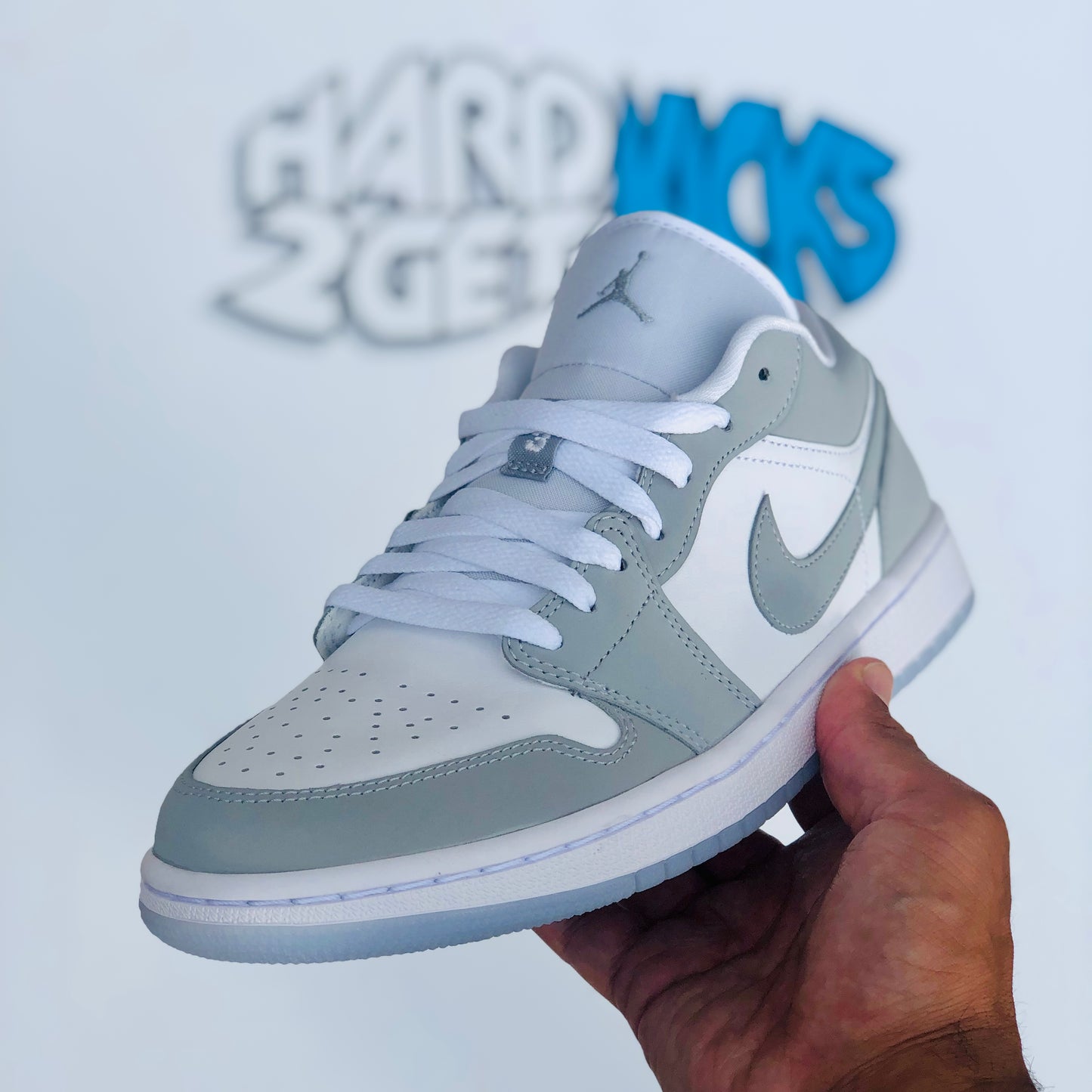 Wmns Air Jordan 1 Low - Wolf Grey