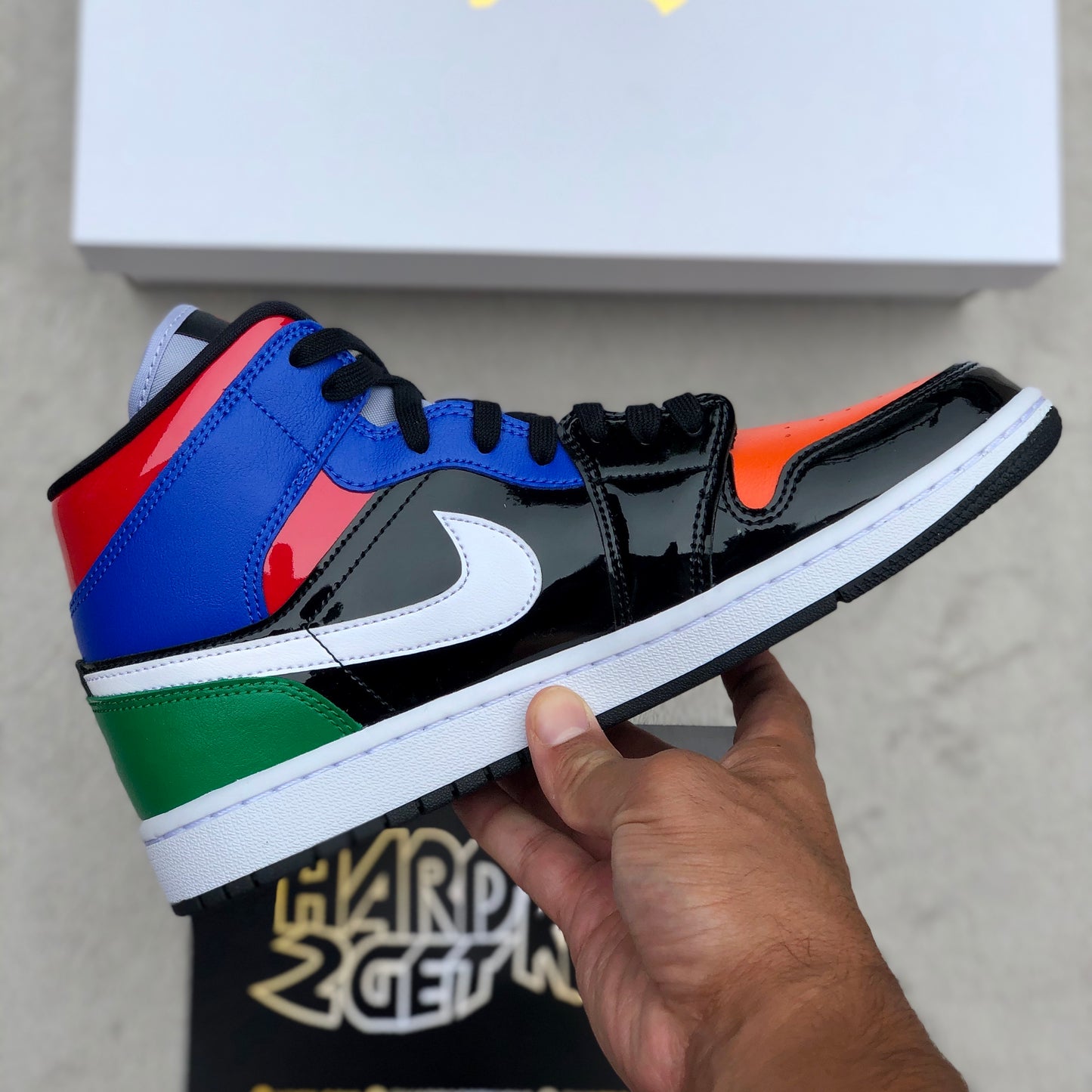 Wmns Air Jordan 1 Mid SE - Patent Multi
