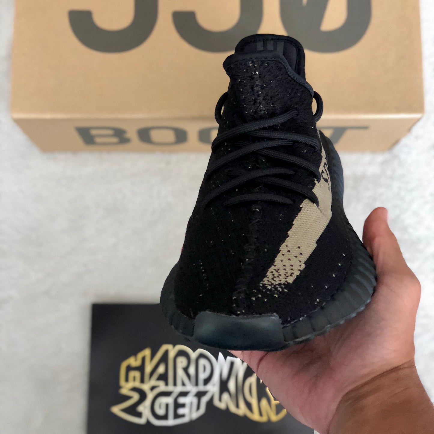 Yeezy Boost 350 - Green Stripe