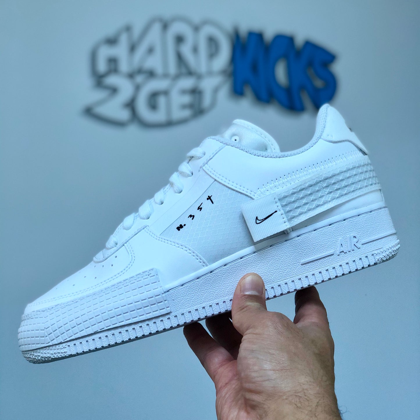 Nike N.354 Air Force 1 Type - White/White
