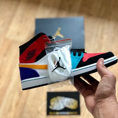 Air Jordan 1 Mid - Bred Multi
