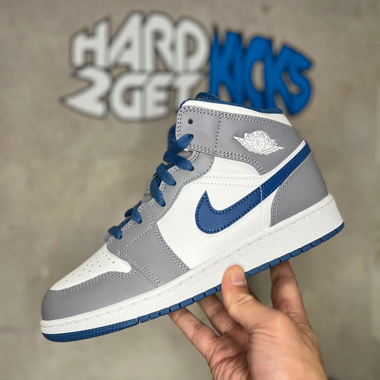 Air Jordan 1 Mid GS - True Blue
